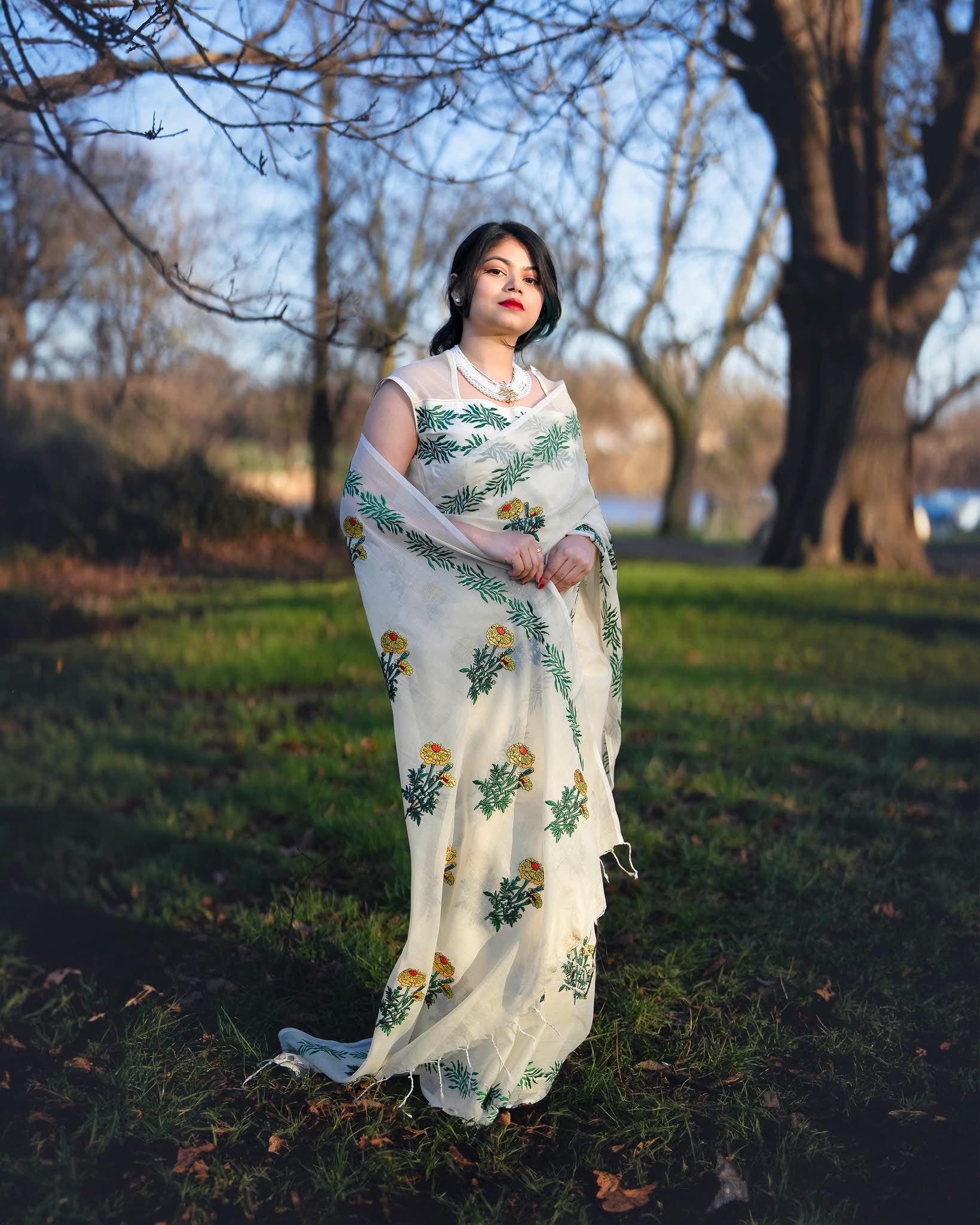 Floral Radiance Necklace Set